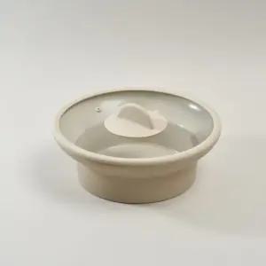 데켓 주물 IH 원형쿡플레이트 24cm+유리뚜껑 세트