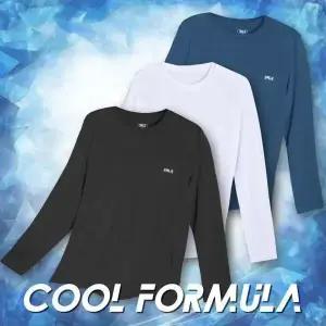 macci(마찌) 냉감스트라이프 긴팔 기능성 냉감 쿨링 스판 스트라이프 티셔츠 여름 야외 스포츠 작업복