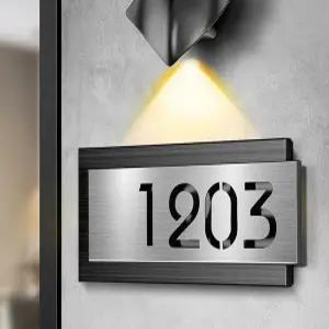 세대호수 룸넘버 아파트 호수 번호판 문패 현관문 호실 표시판 인테리어