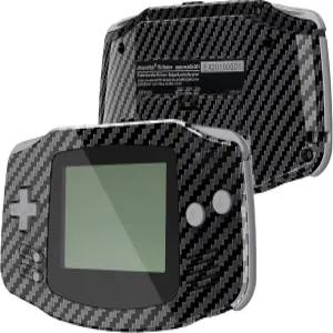 IPS Ready 업그레이드된 게임보이 어드밴스 GBA용 eXtremeRate 흑연 탄소 섬유 교체 쉘 전체 하우징 커버