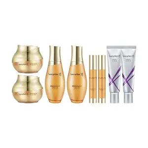 수려한 발효 효윤 기초세트 3종 (스킨+크림+앰플) x2 + 기미 잡티 크림 60ml x2