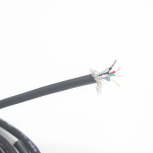 DIY USB 커넥터 용 10 미터 ul2725 케이블 28AWG/1P + 차폐 와이어 데이터 연장 라인 충전 포함 접지