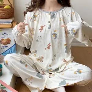 여성용 여름용 밴딩 홈웨어 잠옷 러블리 스타일