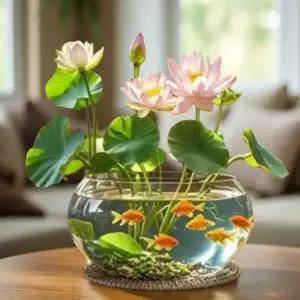 연꽃 키우기 꽃밭 정원 농장 연못 수생 식물 꽃씨 씨앗