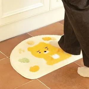 카카오 에이프릴샤워 라이언 입체 러그 1P 거실 카펫 (KYR-WDB4B8A)