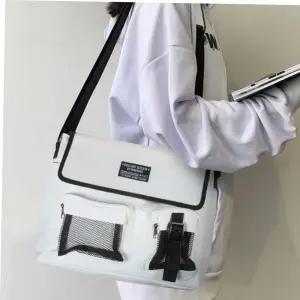 투포켓 메신저백 편한 크로스가방 망사 예쁜 가방 크로스백 학생