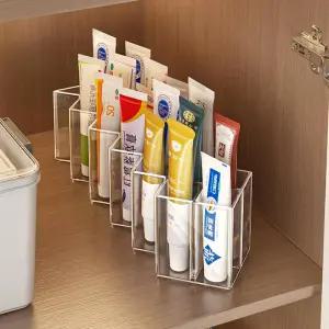 연고 수납함 가정용 약정리함 튜브 정리함 견고한 투명한
