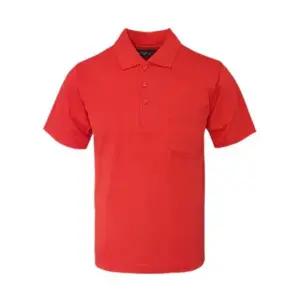 반팔티셔츠 PK 카라 티셔츠(레드) 30수 반팔티 면티 남여공용 옷