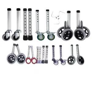 보행기바퀴 휠 보행보조기 워커 어르신 브레이크 다리