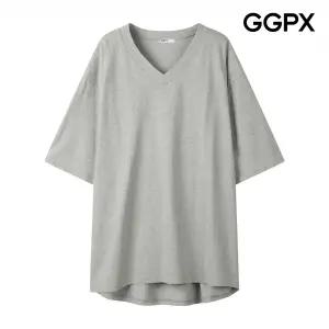 [AK수원점]  V넥 롱 6부 소매 티셔츠 (GQ3TS003F)