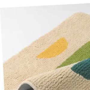 부드러운 디자인 러그 욕실 현관 발매트 선라이즈 40x60 쿠션매트 귀여운러그