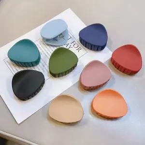 미니 올림 볼륨 컬러 쉘 집게핀