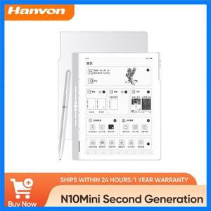 한본 N10 미니 2세대: 7.8인치 필기용 E-잉크 노트북 & 전자책 리더, 4+64GB, 스마트 오피스 태블릿(잉크