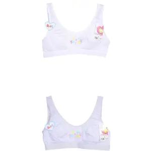 아기자기한 그래픽 밴드형 1단계 스포츠브라여아속옷세트 여학생 주니어런닝 쥬니어 1팬티