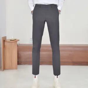 교복몰 빅사이즈 스판 사계절 그레이 교복 바지 남자