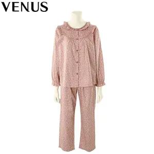 비너스 여성 파자마 면100 홈웨어 상하의 간절기 잠옷 세트 ( 85 90 95 100 ) VPA2275W 애플