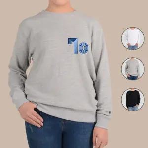 기모맨투맨 숫자 seven0 넘버링 스트라이프 NCo7+6GUy