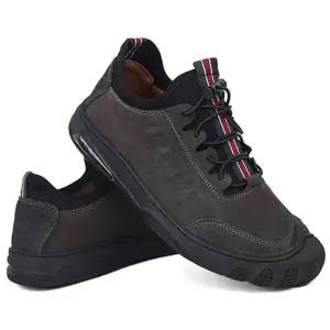 남성 캐주얼 가죽 슬립온 슈즈 발편한 워킹화 신발 fDE6+4JCb