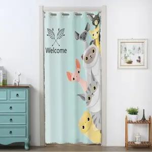 J2K 중문커튼 가림막천 공간분리커튼 바란스 문가리개 대형