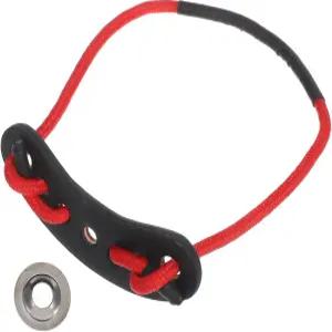 사냥 애호가를 위한 밀리스텐 조절식 양궁 손목 슬링 땋은 코드 활 안정 장치 스트랩 장비용 튼튼한 가죽