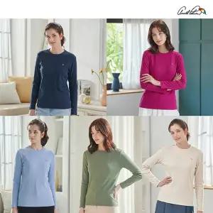 [아놀드파마](26SS 신상) 아놀드파마 여성 코튼 골지 티셔츠 (5종)