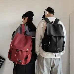 [신상오픈런]아메카지백팩 빅사이즈 플랩 스트링 천가방 배낭 (30488589)