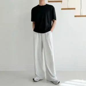 남자 루즈핏 와이드 스트링 트레이닝 밴딩 팬츠 ACC 2005M