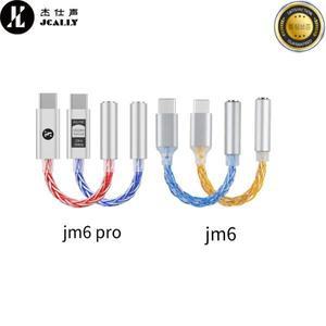 JCALLY JM6 Pro 타입-C to 3.5mm 듀얼 DAC CX31993 MAX97220 디지털 오디오 헤드폰 앰프 하이파이 모바일