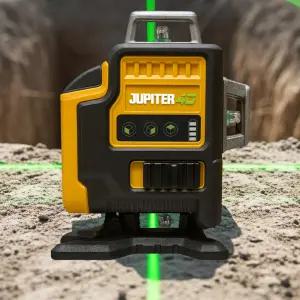 주피터 4D 그린 미니 레이저 레벨기 디월트 배터리 호환 JL4D-20DE 산업용측정기