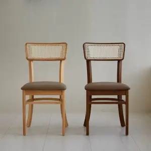 민트 라탄 의자 1+1개