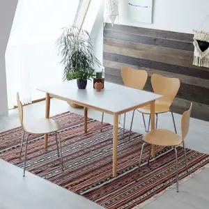 스칸디 위너 1200 1400 4인 세라믹 식탁세트 의자형)