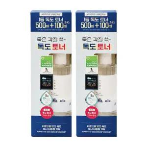 라운드랩 1025 독도 토너 500ml+100ml 대용량 기획 스킨 2개