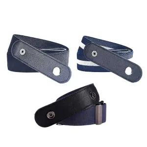 길이조절 버클없는 프리벨트 허리띠 남자 여자 고무줄 허리벨트 교복