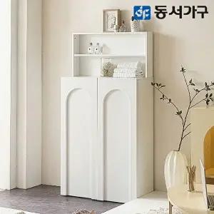 [동서가구]소담 신발장 6단 800+800 상부장 DF645916