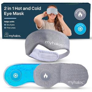 마이할로스 2-in-1 핫 앤 콜드 젤 마스크 - , 잔주름, 및 얼룩, 가열식, 냉감 스 페이스 팩 압축 냉동고용 쿨링