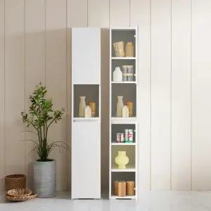 아든 1800 광폭 주방 300 틈새 오픈형 수납장 NDD178