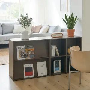 엘덴 800 2단 매거진랙 파티션 양면 수납장 NDD176