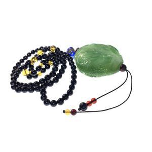 화전벽옥 향주머니 자동차 백미러 걸이 노리개 전통 한복 장신구