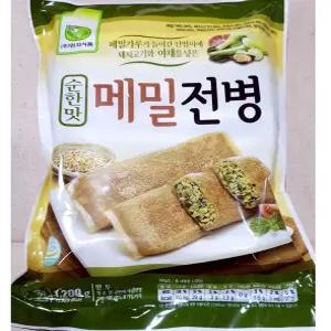 전병맛집 엄지식품 센베이 메밀전병맛집 순한맛메밀전병 120gx 10개 1.2K X8 전병해