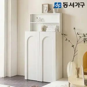 [동서가구]소담 신발장 6단 800+800 상부장 DF645916