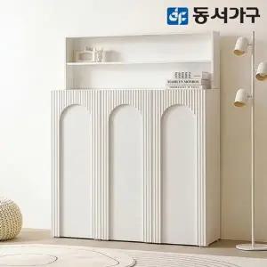 [동서가구]소담 템바보드 수납장 3단 1200+1200 상부장 DF645914