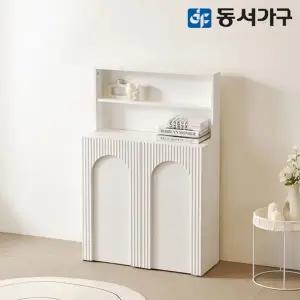 [동서가구]소담 템바보드 수납장 2단 800+800 상부장 DF645911