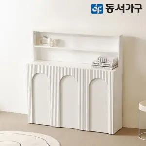 [동서가구]소담 템바보드 수납장 2단 1200+1200 상부장 DF645912