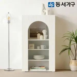 [동서가구]소담 E0 템바보드 LED 슬림 수납장 3단 높은형 DF645928
