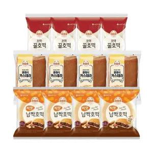 [롯데제과]씨앗호떡 97g x4개+클래식카스테라 85g x4개+꼬마 꿀호떡125g x4개