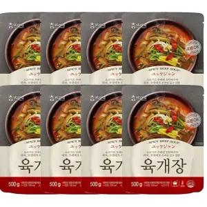 닭개장 참스토리 즉석국 밀키트 육개장 500g 8개 혼밥