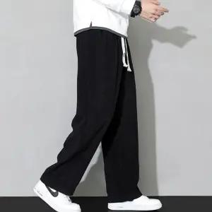 와이드핏 클래식 찰랑찰랑 여름 남성 밴딩 팬츠 바지 Bro5+1kHK