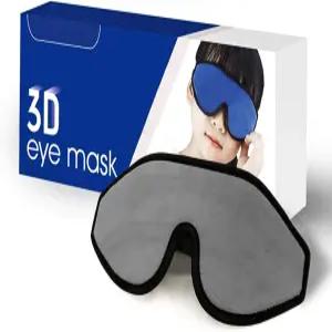 용 아스트라 베나 3D 수면 마스크 라이트 블록 블라인드 메모리 폼 컨투어 조절 가능한 스트랩 커버 및