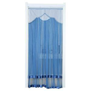 레이스 도어 커튼 도어봉 소녀 공주풍 미니 문가리개 파티션 창문 창문커튼 깅엄체크 실내