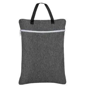 다메로 걸이식 젖은 드라이백 천 기저귀와 수영복을 위한 두 개의 수납공간이 있는 재사용 가능한 세탁물